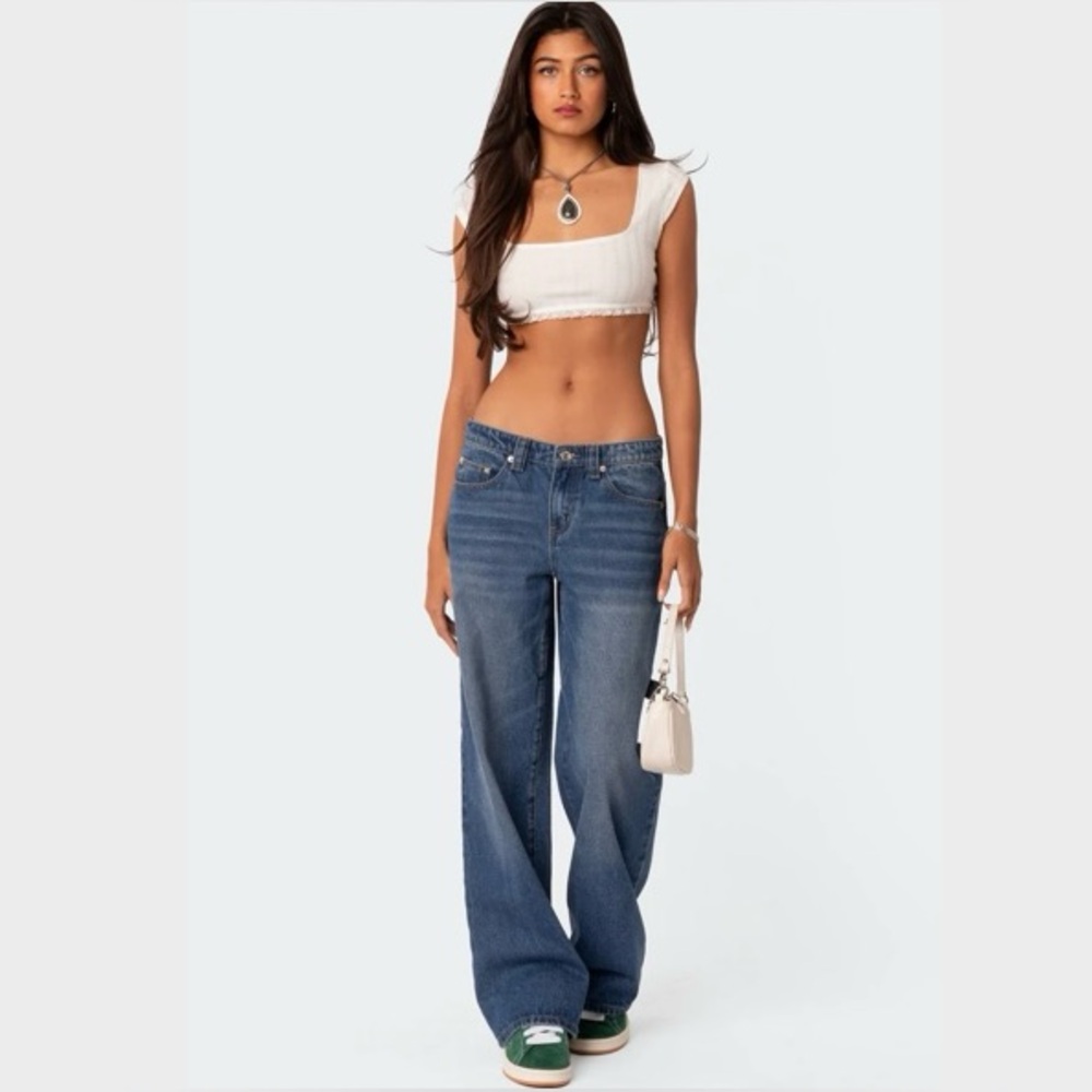 Edikted GUC Size Medium Low Rise Carpenter Jeans